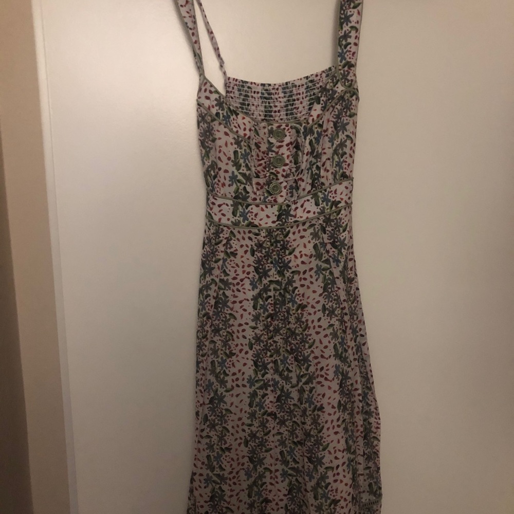 Jessica Simpson, multi colored floral dress